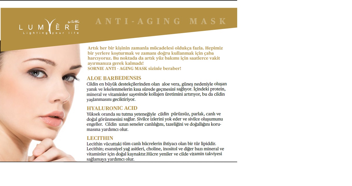 ONE MORE LUMİERE MASK